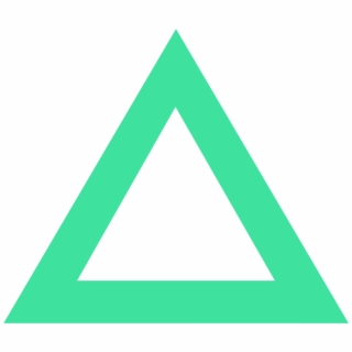 triangular clipart green triangle