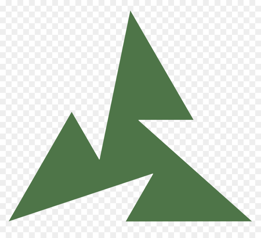 Green grass background triangle. Triangular clipart leaf