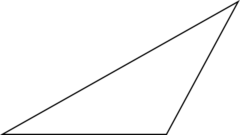 triangular clipart obtuse