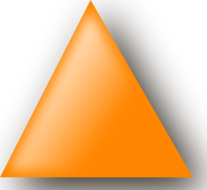 triangular clipart orange