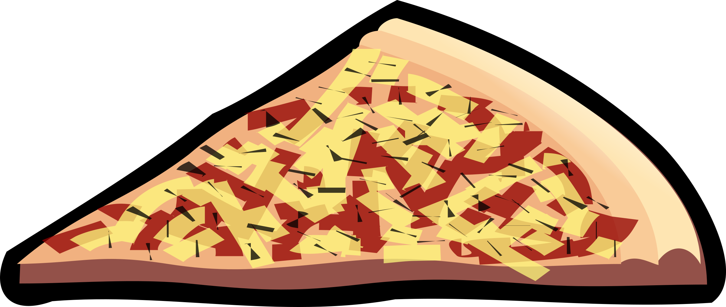 triangular clipart pizza slice