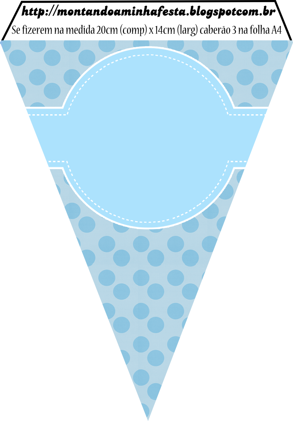 triangular clipart polka dot banner