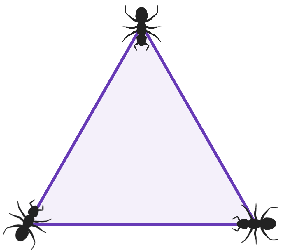 triangular clipart purple triangle