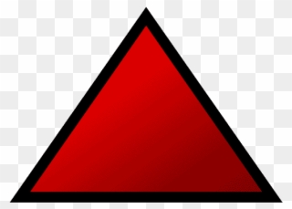 triangular clipart red triangle