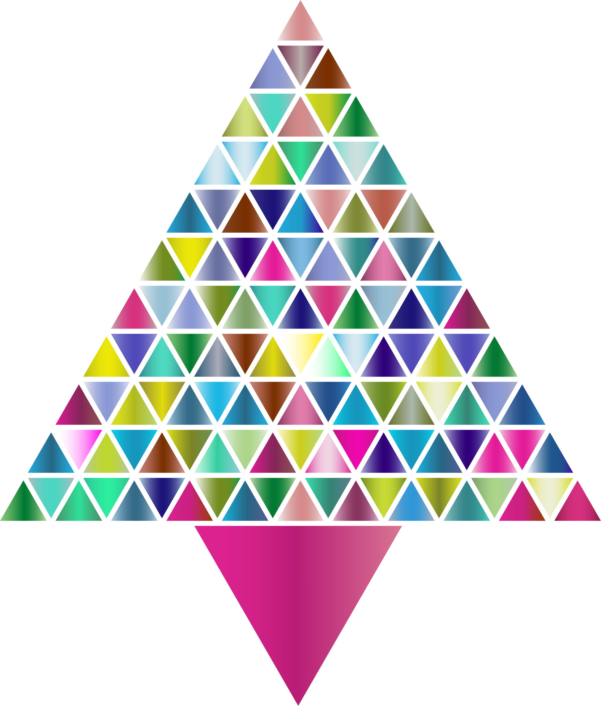 Геометрический рисунок треугольники