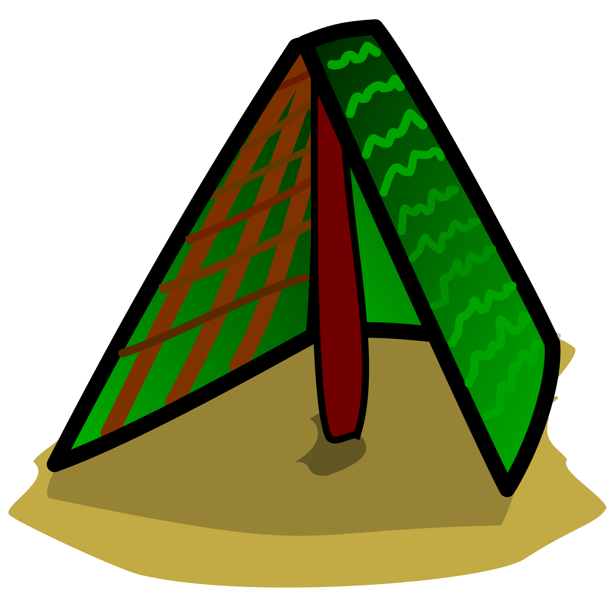 triangular clipart tent