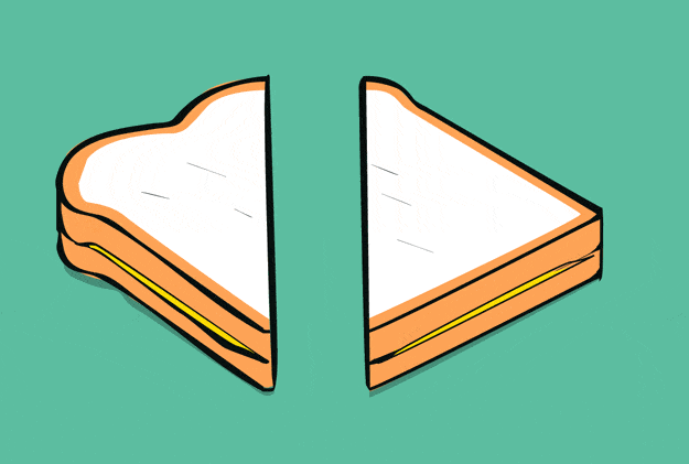 triangular clipart triangle sandwich