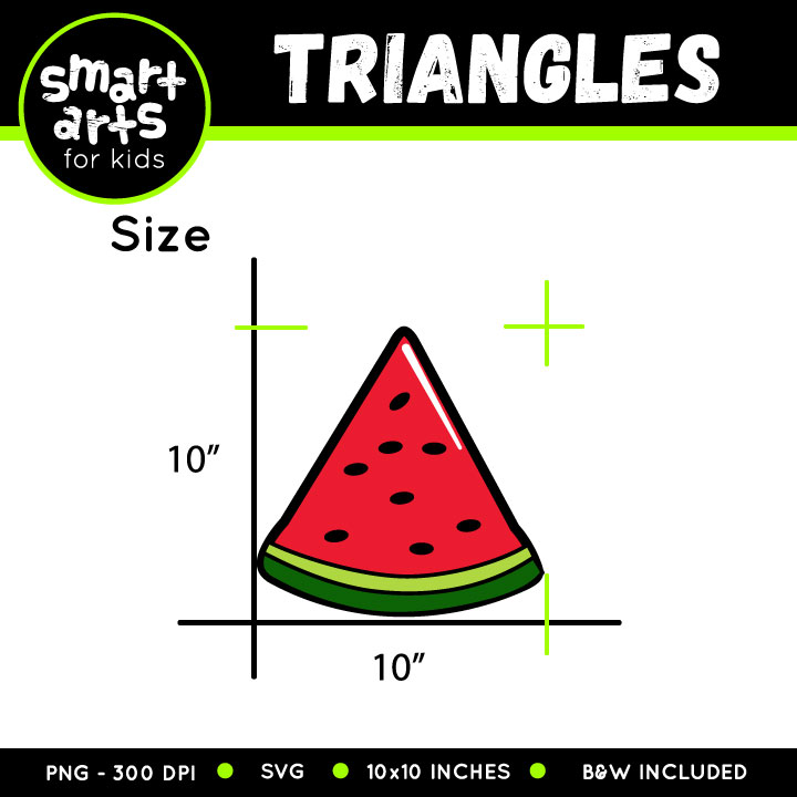 triangular clipart triangle watermelon