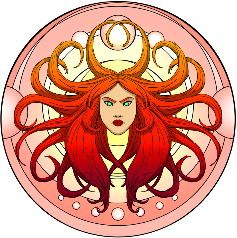 Holy symbol of sune. Trident clipart dungeons and dragons