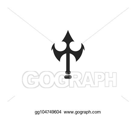 trident clipart logo
