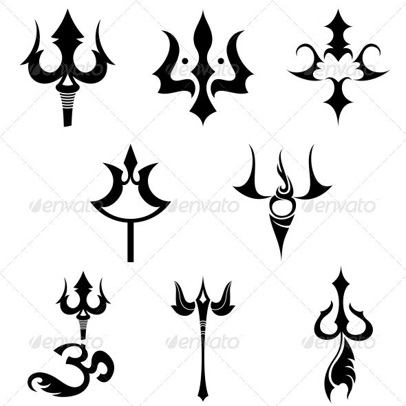 trident clipart trishul