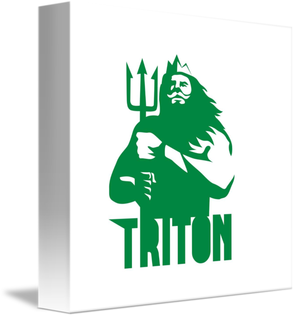 Isolated retro by aloysius. Trident clipart triton