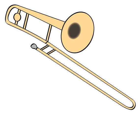 instruments clipart trombone