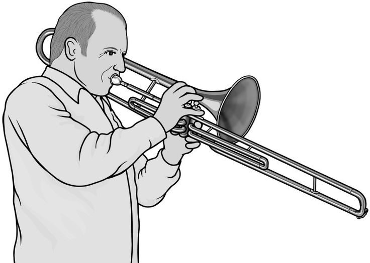 trombone clipart valve
