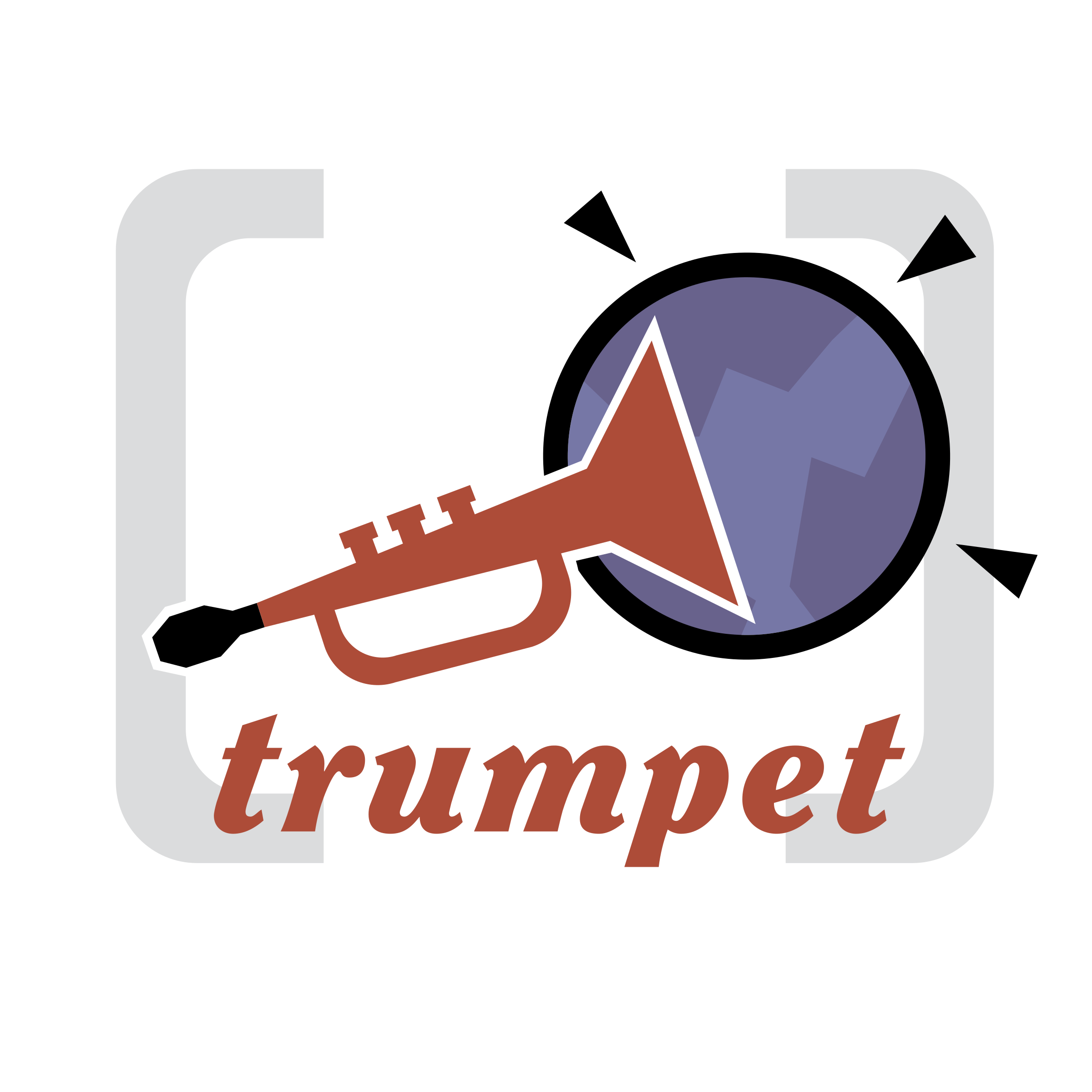 trombone clipart vector