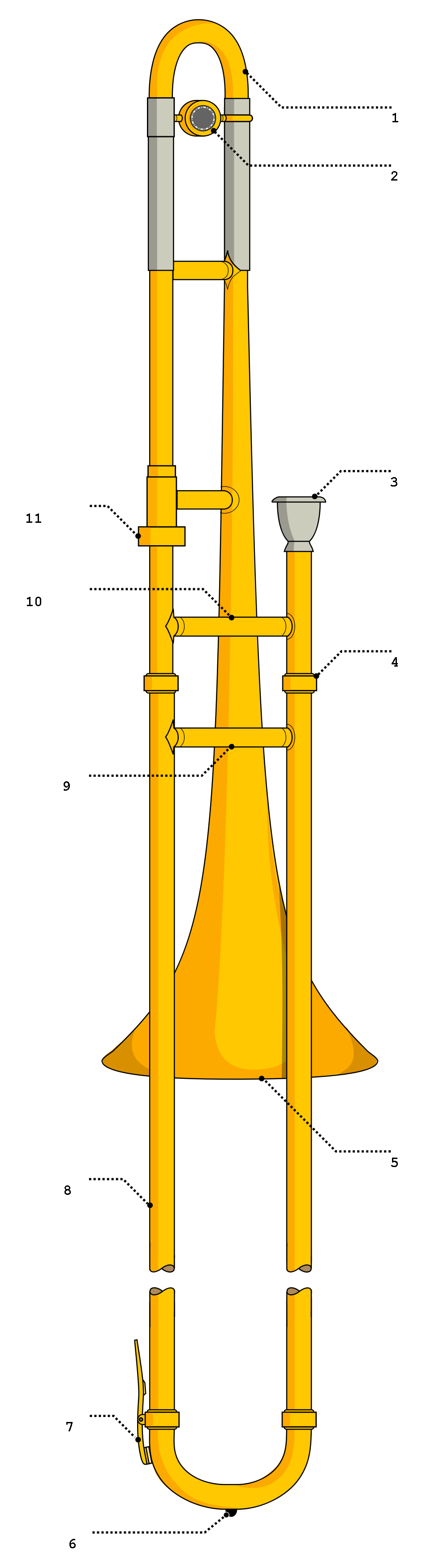 Trombone yellow