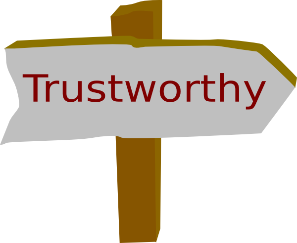 trust clipart trustworthiness