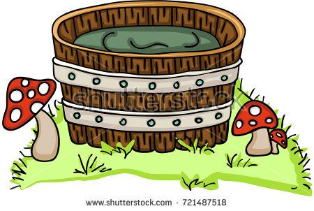 tub clipart wooden tub