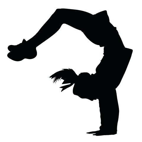 Tumbling clipart.  collection of cheerleading