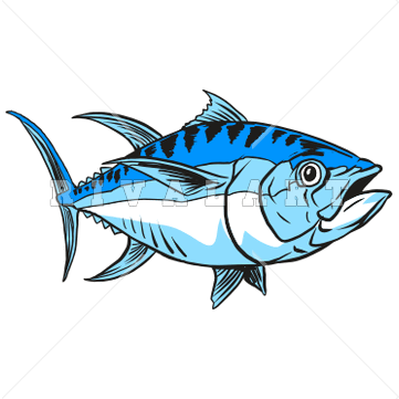 Tuna clipart. Fish 