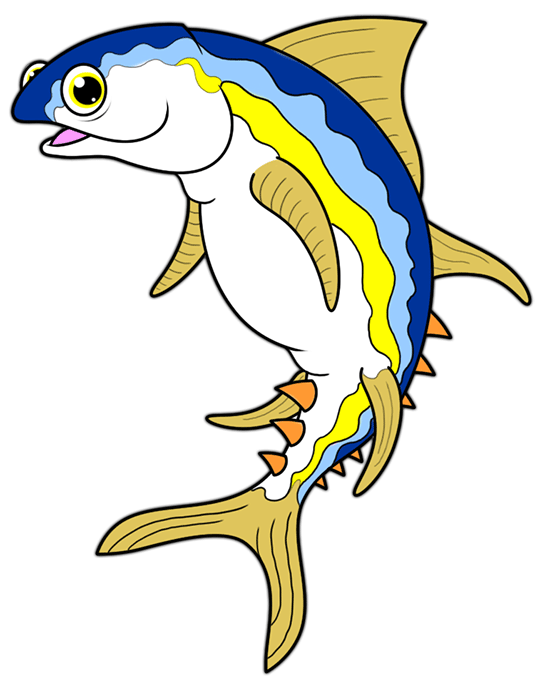 Free cartoon fish download. Tuna clipart animated