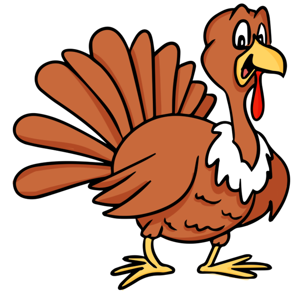 turkeys clipart coloring page