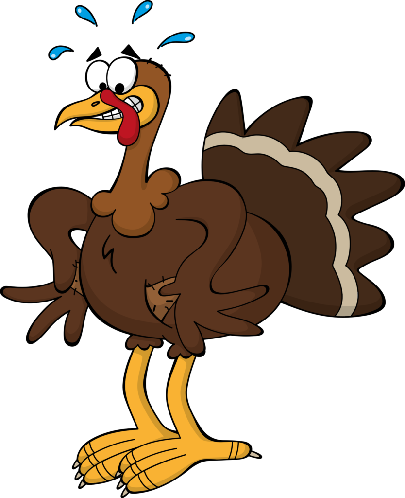 Cartoon turkey of a. Turkeys clipart pretty