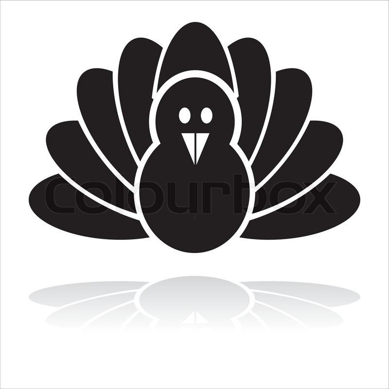 turkeys clipart symbol