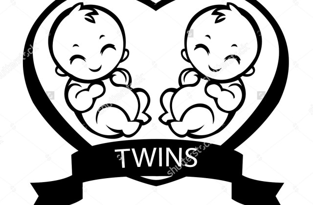 Twins clipart drawing. Topic for to draw