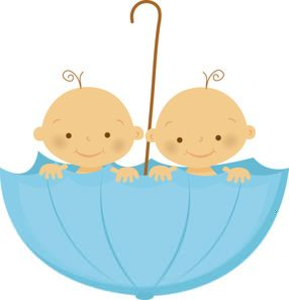 twins clipart fraternal twin