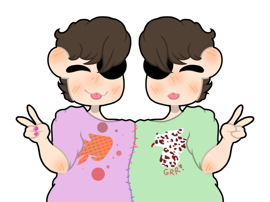 twins clipart girl painting