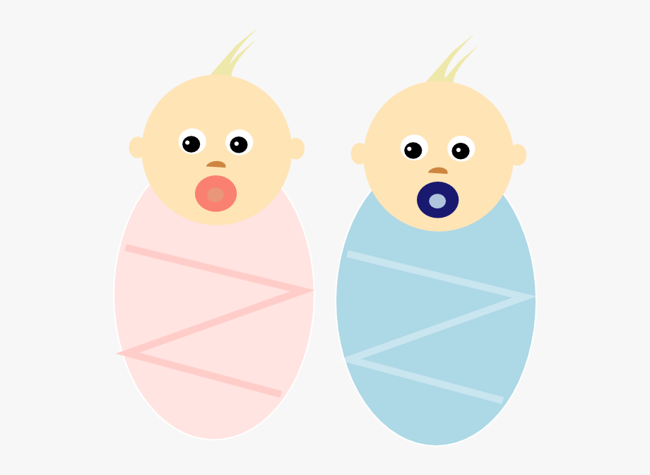 Animated twin babies drawings. Twins clipart group baby