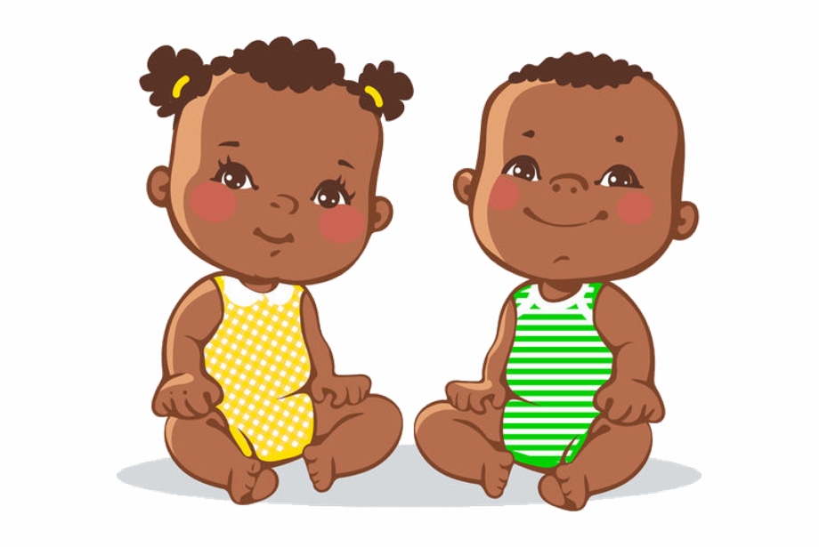 Cartoon Twins Png - Are you looking for twin design images templates