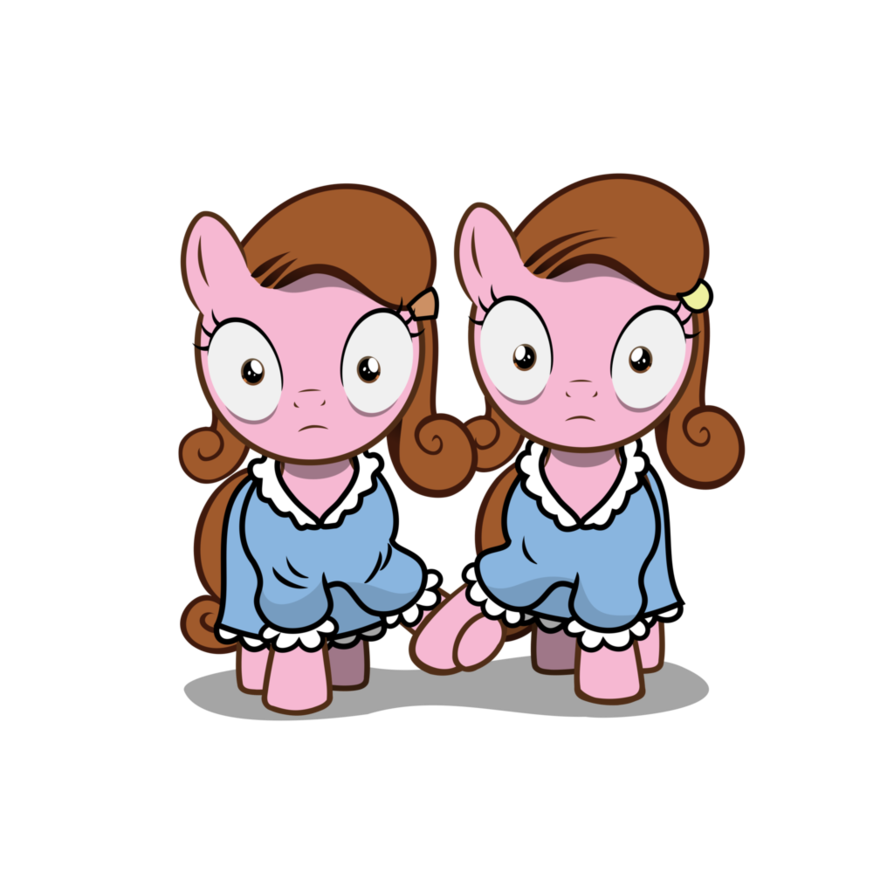 Grady the shining by. Twins clipart many girl