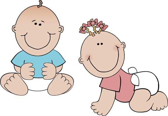 Twins clipart two baby, Twins two baby Transparent FREE for download on ...