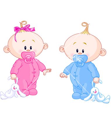 twins clipart vector