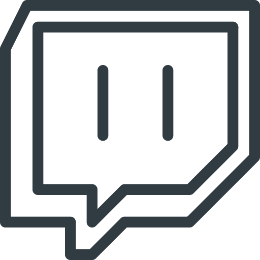 Social media by alp. Twitch icon png