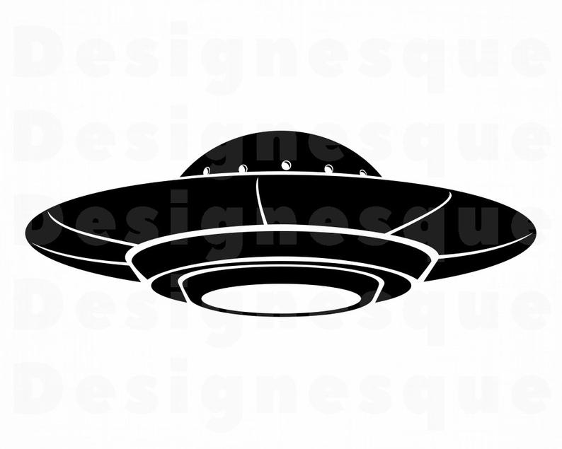 Ufo clipart. Svg alien spaceship files