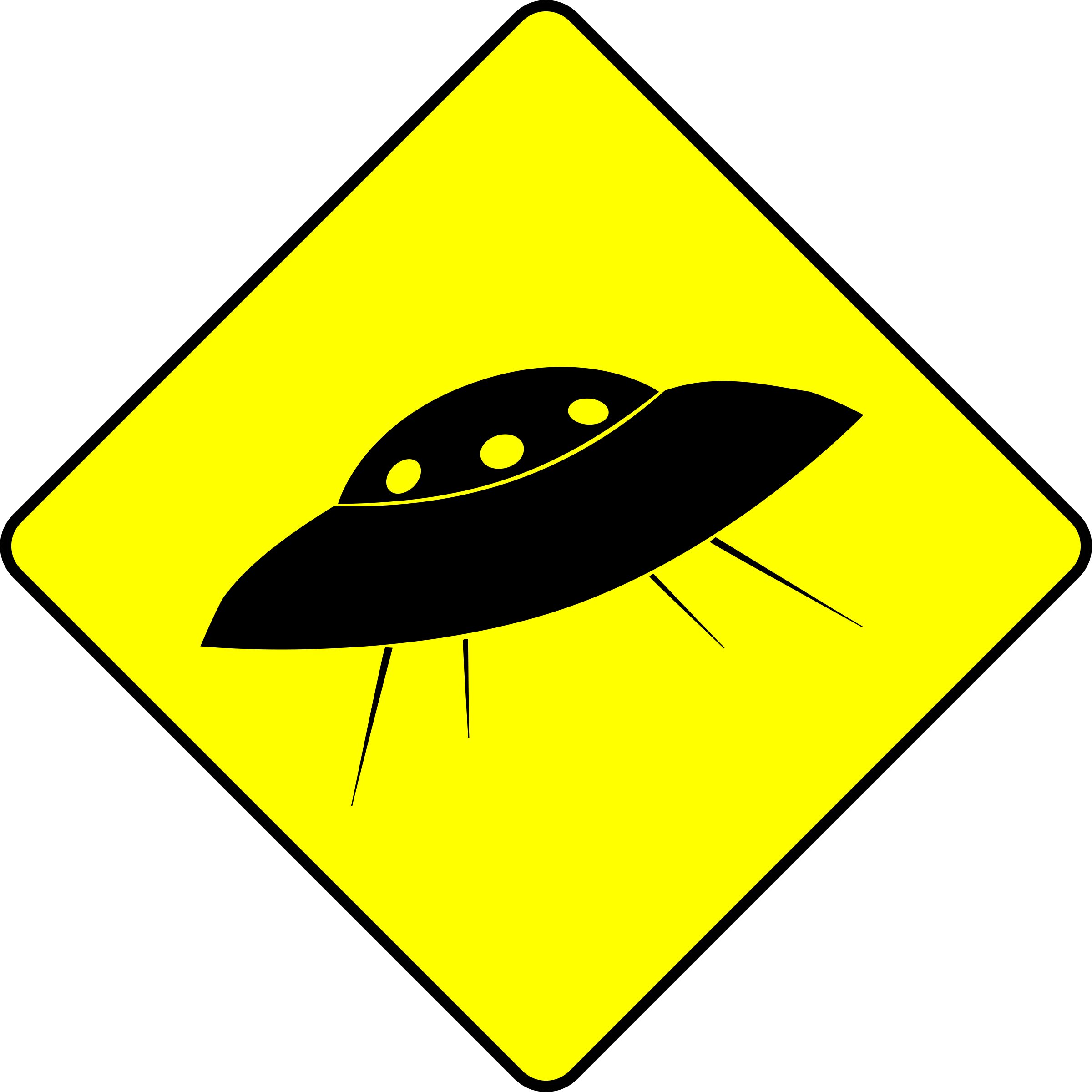 Caution icons png free. Ufo clipart colorful