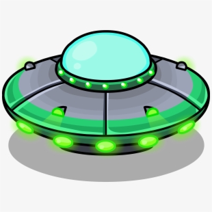 ufo clipart green