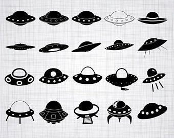 ufo clipart outline