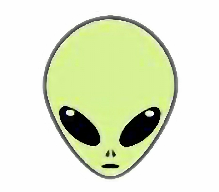 Ufo clipart transparent tumblr. Space thirdeye alien rad