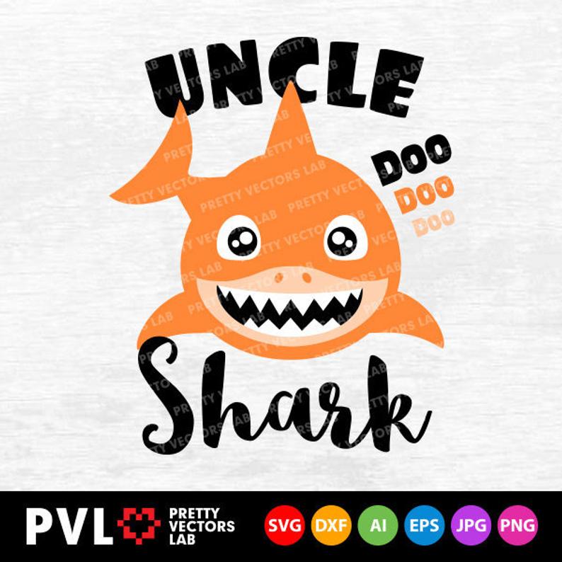 Uncle clipart father figure. Shark svg family dxf