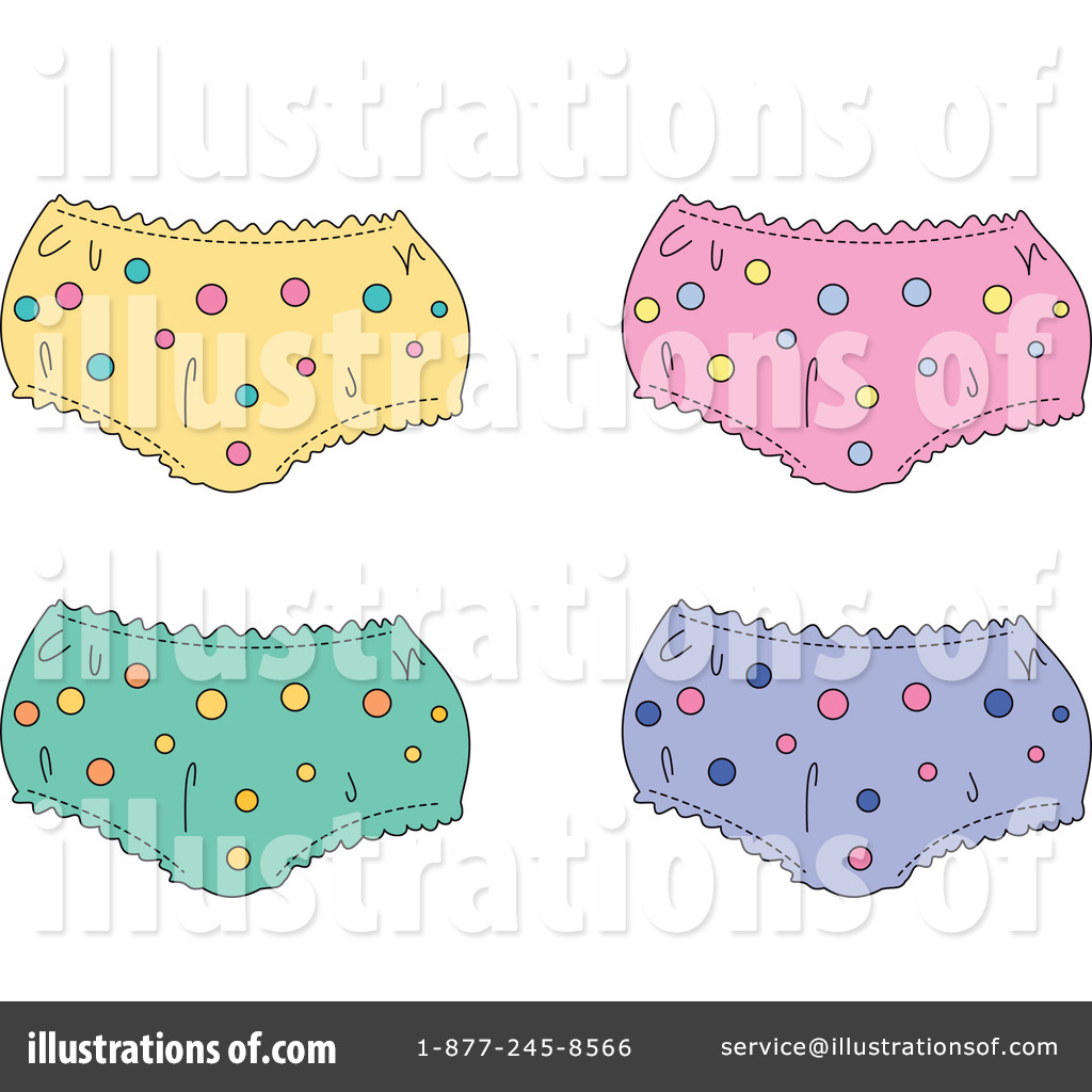 Underwear clipart. Illustration by graphics rf