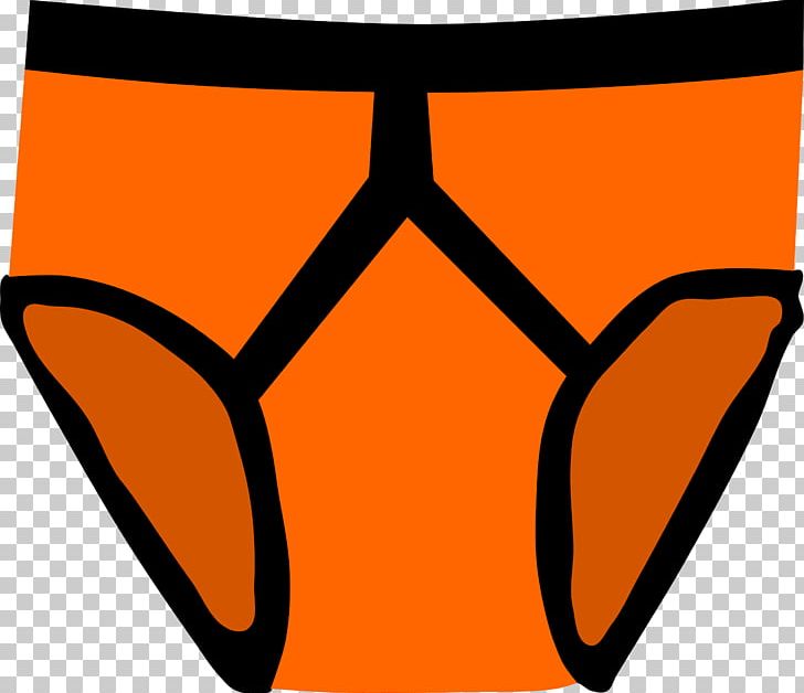 Panties undergarment boxer shorts. Underwear clipart orange clothes