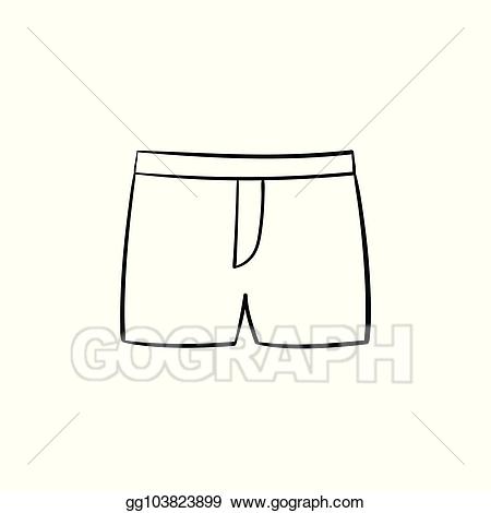 underwear clipart sketch