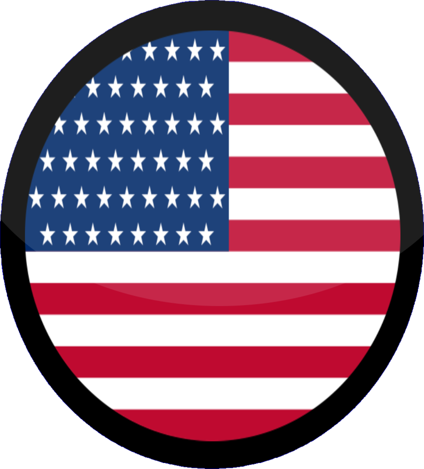 united states clipart blue