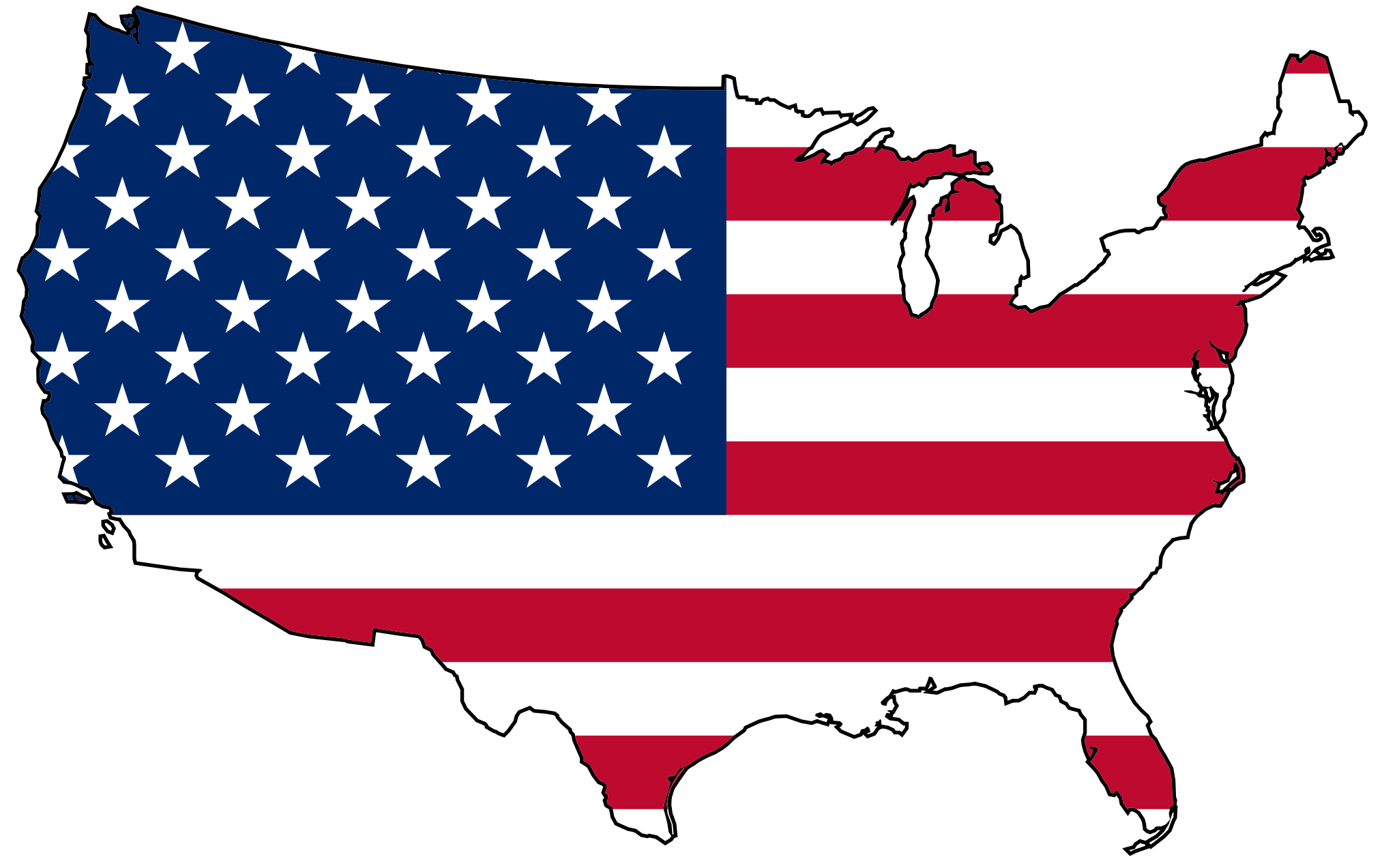 usa clipart template