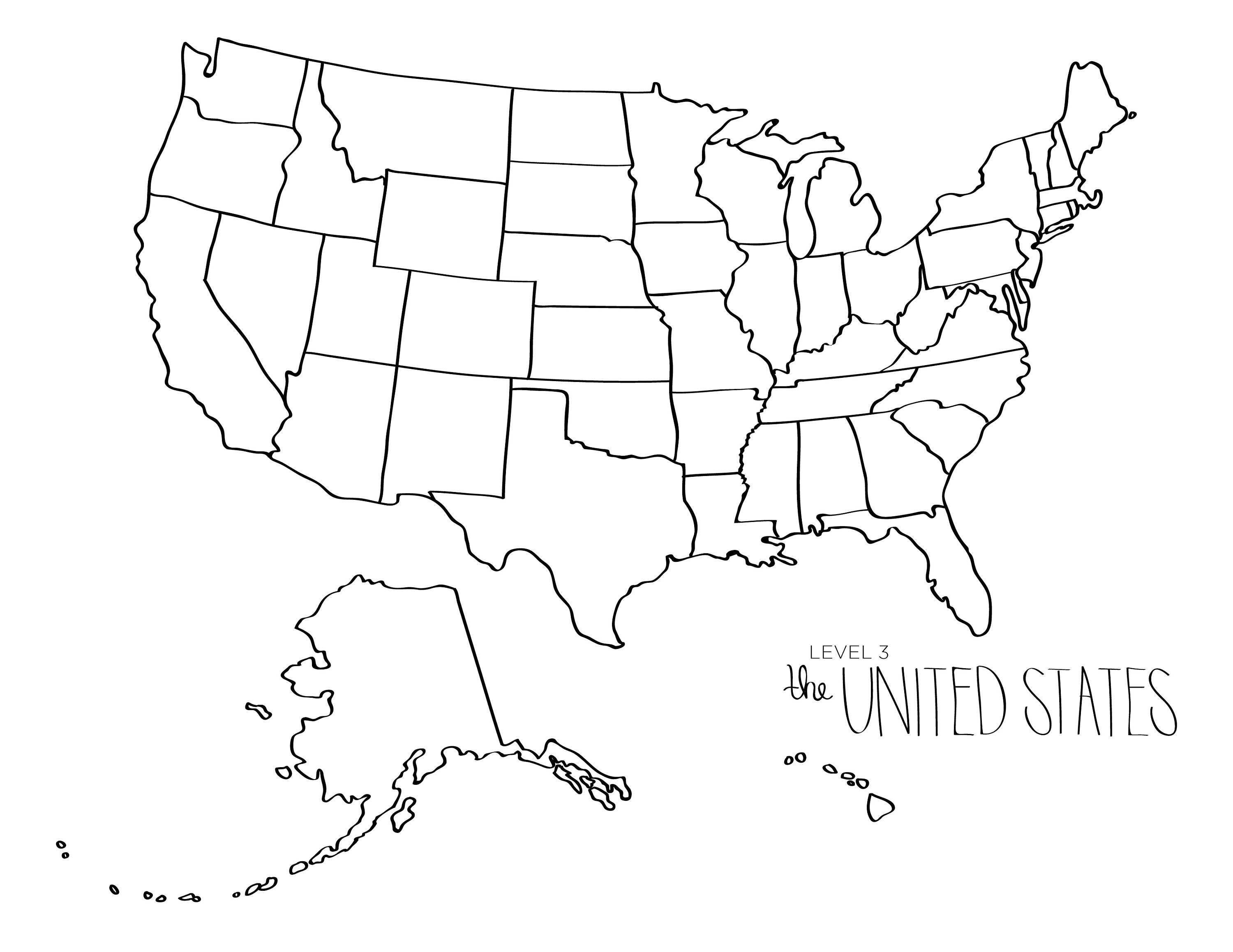 united states clipart simple
