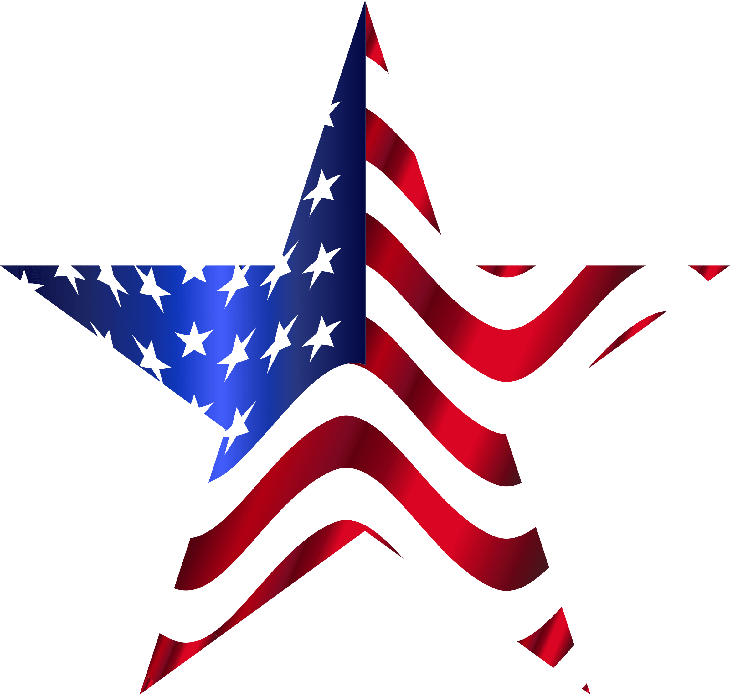 united states clipart star flag